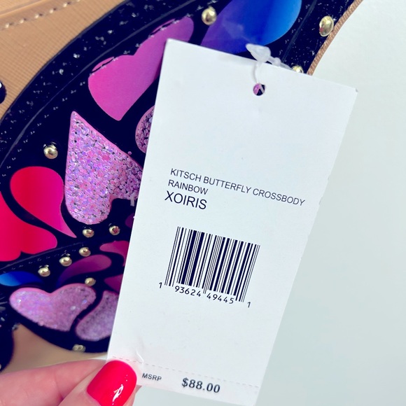 NWT Betsey Johnson Kitsch Bejeweled Butterfly Crossbody Purse 👛 🦋 - Picture 4 of 6